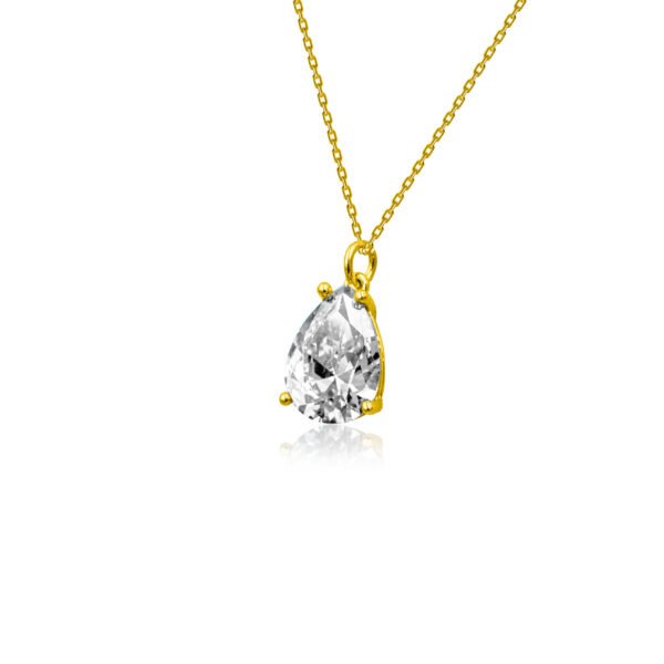 Κολιέ Ασημένιο Με Γαλάζια Πέτρα