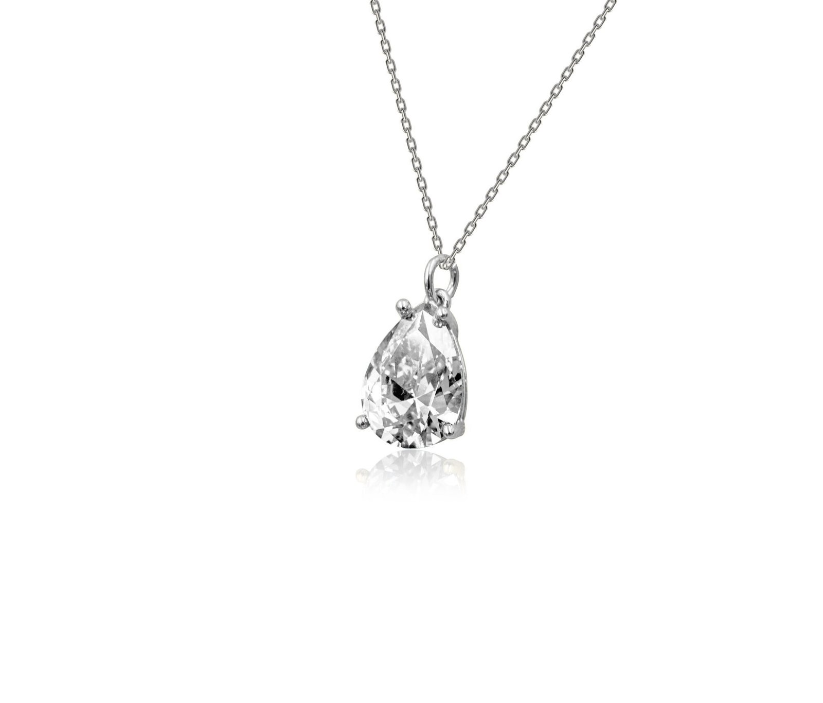 Κολιέ Ασημένιο Με Γαλάζια Πέτρα