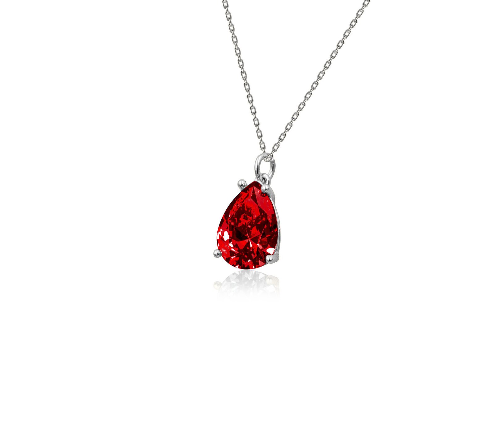 Κολιέ Ασημένιο Με Γαλάζια Πέτρα